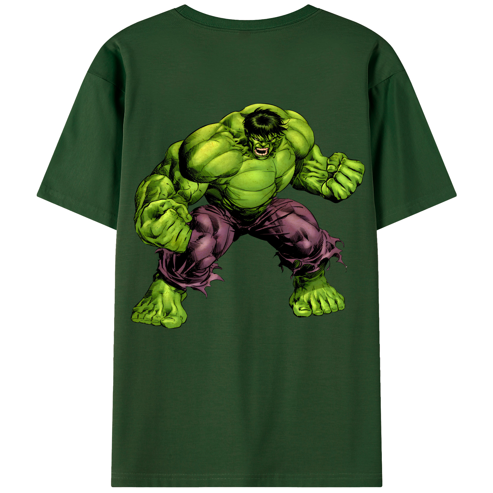 （画像用） アベンジャーズ The Avengers 綿100％半袖Tシャツ（背面プリント）